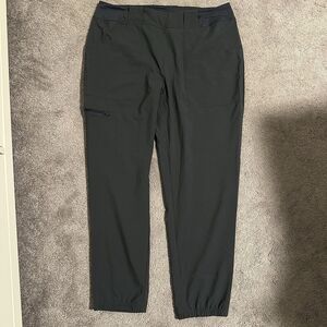 Patagonia Womens Tech Joggers Pants XL Fishing Hiking Camping Smolder Blue Gray